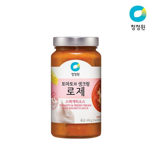 청정원 로제 스파게티소스 600g, 1개