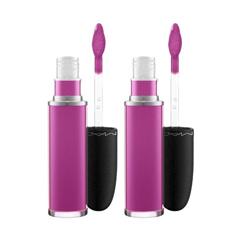 맥 레트로 매트 리퀴드 립컬러 5.0ml, 5ml, Slippery Orchid, 2개