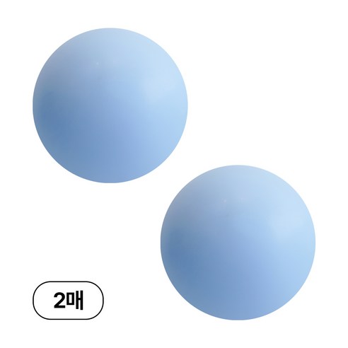디어플레이스 90cm 대형 원형 풍선, 2매, 17_페리윙클