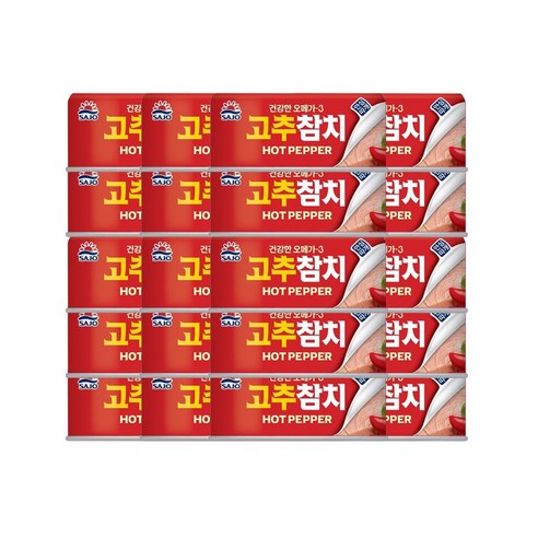 <올따옴> 사조해표 고추 참치 안심따개 85g 20입, 1개