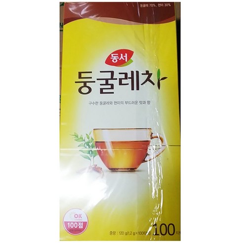 요리 둥굴레차 100T 120g 24ea 1BOX 동서, 24개