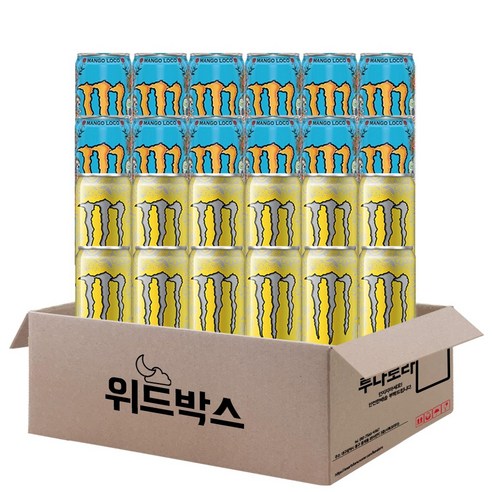 몬스터에너지 시트라 + 망고 로코 에너지음료, 355ml, 24개