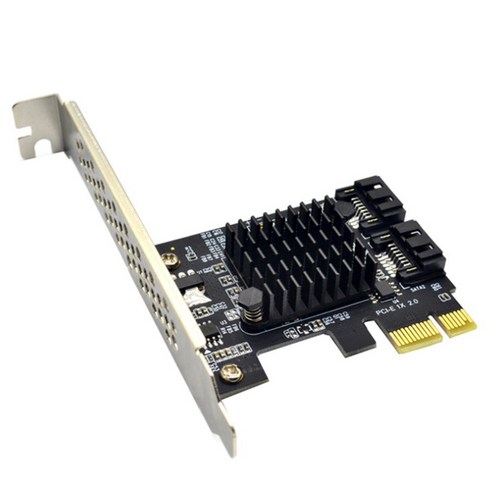 Xzante PCI-E to SATA 3.0 Express 라이저 카드 슬롯 USB 확장 보드 컴퓨터 연습 연결 액세서리, 검정