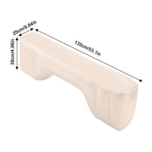 자동차 여행용 팽창식 매트리스 에어 베드 뒷좌석 액세서리 후면 클리어런스 패드 갭 패딩 장거리 여행 인, [03] Beige, 03 Beige