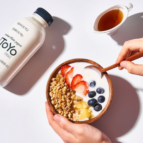 건강하고 맛있는 또요 마시는 플레인 요거트로 영양을 보충하세요!