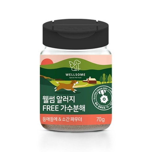 강아지 사료토핑 파우더 70g, 동애등에 소간 파우더, 1개