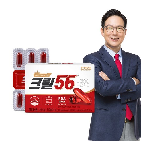 [본사직영] 펄세스 함익병 크릴56 크릴오일 선물세트 1000mg 30캡슐 x 3박스, 30정, 3개