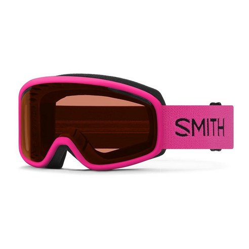 SMITH Vogue Carbonic-x 렌즈가 있는 여성용 고글 - 스키 및 스노우보드용 교체 가능한 퍼포먼스 스노스포츠 렉트릭 플라밍고 + RC36 렌즈