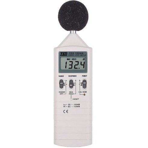 TES 정밀측정기기 소음측정기 TES-1350A 기본형 소음계는 정확도와 사용 편의성을 겸비한 신뢰성 있는 제품입니다.