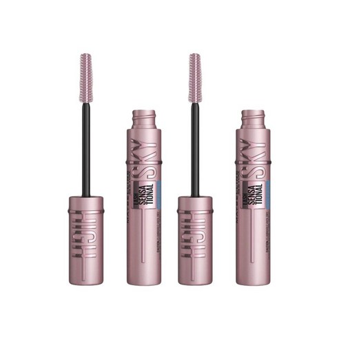 메이블린 스카이 하이 워터프루프 마스카라 6ml, 2개, 802 Very Black