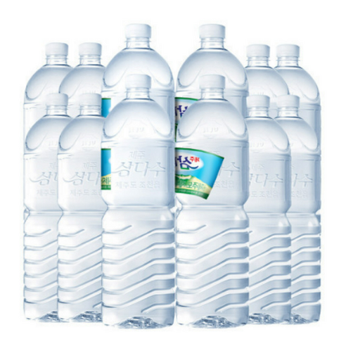 삼다수 무라벨 2L 12개 안전한 물 생수 가정 배달 새벽배송