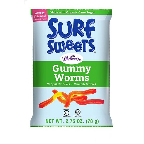 서프스위츠 프루트 젤리, Gummy Worms, 1개