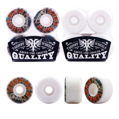 Take Off 52mm 스케이트보드 하드 휠 고급형 트릭 주행 슬라이드 알리, 굿럭, 1개