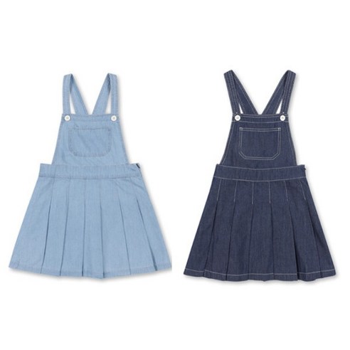 탑텐키즈 테마 JOYFUL 에코 헤지데님원피스(MKE2OO2212)