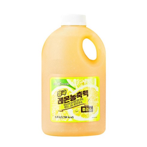 흥국F&B 레몬농축액 플러스 1.5L, 선택안함, 선택안함