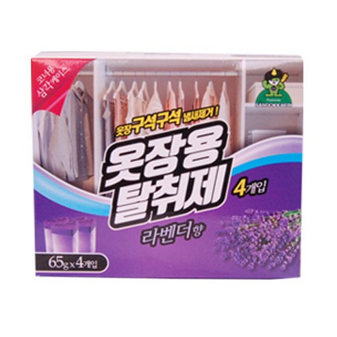 산도깨비 옷장용 탈취제 라벤향, 260g, 20개