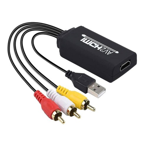Av 컨버터 어댑터 Hdmi 전원 dvd 플레이어 tv rca 12v pc Sfx 600w 12 볼트 케이블 500w 모듈 650w, 유형 C, 20x14x2cm 7.87x5.51x0.79 인치, 구리
