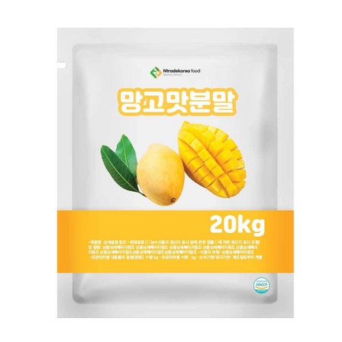 망고맛분말 20kg, 1개, 단품