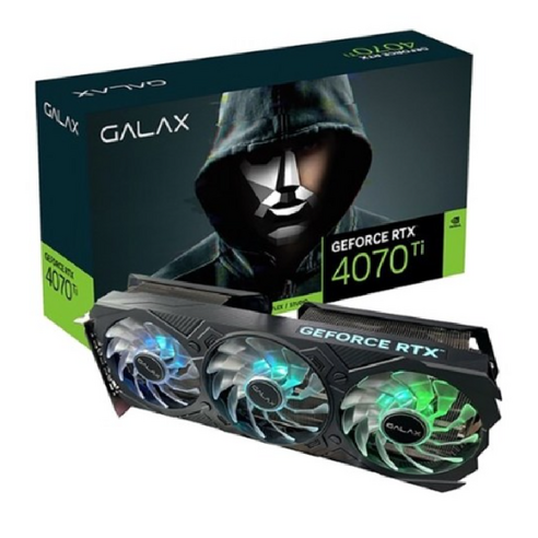 [갤럭시 GALAX] 지포스 RTX 4070 Ti EX GAMER BLACK OC V2 D6X 12GB, 1개