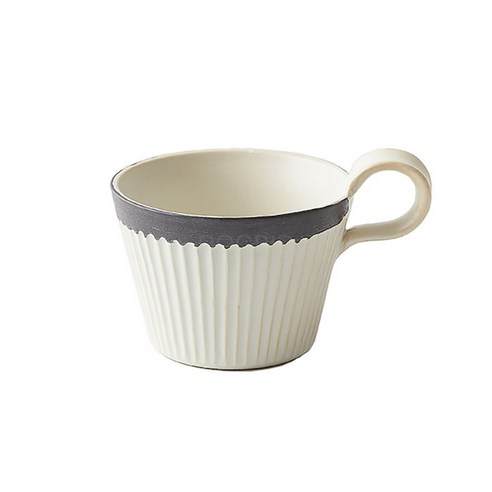 ROGBID 수제 세라믹 커피 머그잔 레트로 스타일 도자기 컵 320ml 우유 귀리 아침 식사 컵 친구를 위한 내열성 크리에이티브 선물, B_320ML