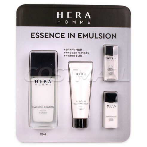 헤라옴므 에센스 인 에멀전 110ml 1개 + 샘플 3종 함께 더미 110ml 헤라에멀젼 헤라옴므 에센스 인 에멀전 110ml 1개 + 샘플 3종 함께 더미 110ml 헤라에멀젼