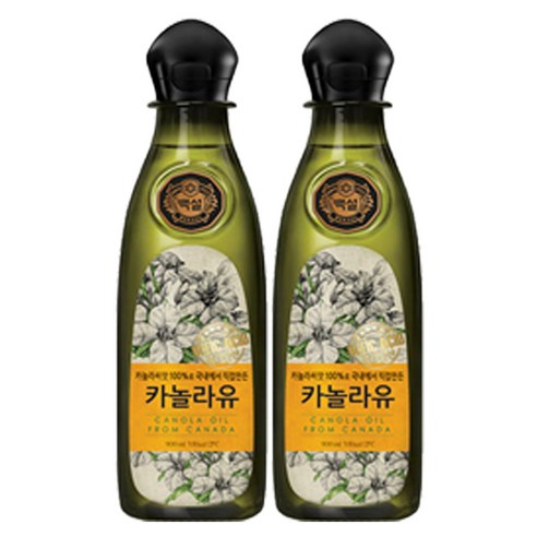 CJ 백설카놀라유 900ml 행사상품 백설, 4개