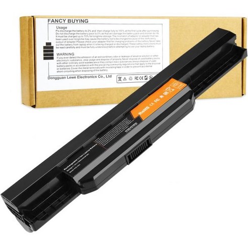 노트북 배터리 호환 화려한 구매 87Wh7800mAh 교체용 아수스 K53E X54C X53S X53E A32K53 A41K53 고성능 9셀, 87Wh A32-K56, 1개