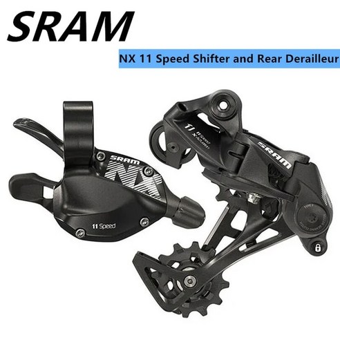 메이크스피드 자전거 크랭크공구 4종세트, 혼합색상, 1세트 11단변속레버 Best Top5 11 Sram-NX 11 단 트리거 시프터 또는 후방 변속기 블랙 롱 케이지 액세서리 MTB 산악 자전거 오리지널, 01 NX 11 Speed Groupset