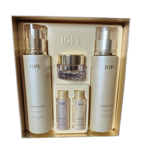 아이오페 슈퍼바이탈 기초 2종 세트(소프너 150ml/18ml +어멀젼 150ml/ 18ml + 크림리치 14ml), 1개