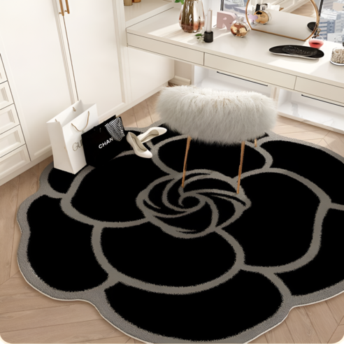 체리닷컴 모던 꽃모양 논슬립 뽀송 드레스룸 거실 러그 리뷰 봄봄매트