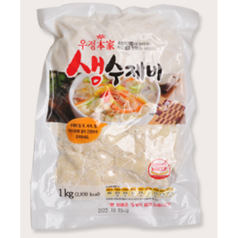 원조 생수제비 3인분+3인분 세트 멸치맛, 50개