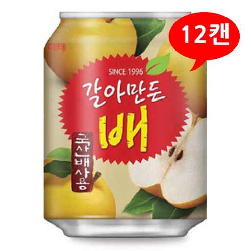 갈아만든 배 238mL X 12캔 /B, 12개