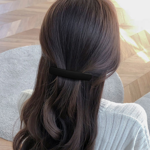 당신의 스타일을 완성하는 마법, 미영스 무광 일자 헤어핀 자동핀 반머리핀