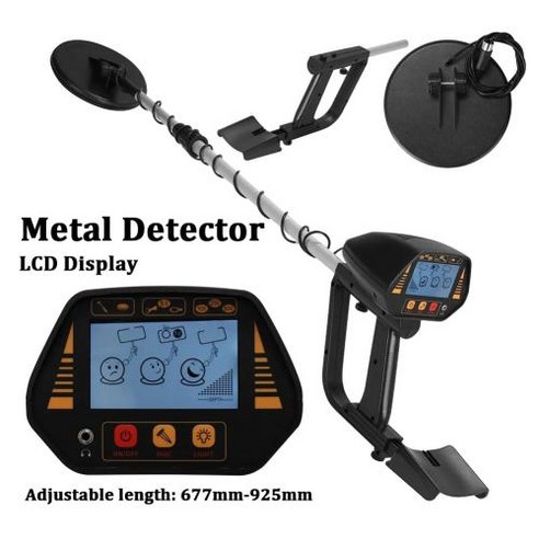 사냥꾼 금속 지하 보물 검색 방수 골드 탐지기 핀포인터 LCD 디스플레이 고감도 탐지기 보석, 2)Metal Detector 03