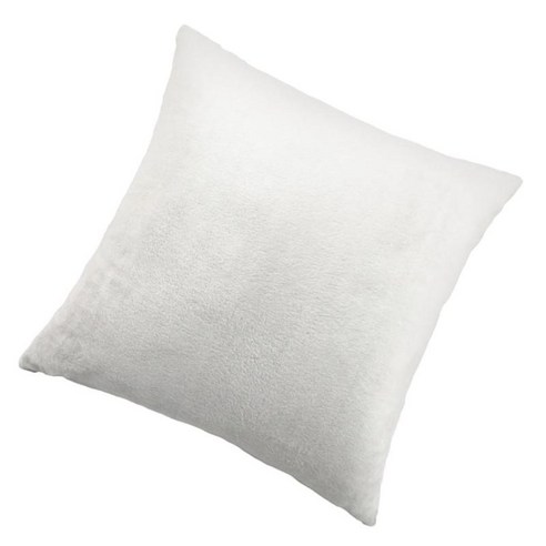 지퍼 업 리넨 던지기 베개 케이스 의자 쿠션 커버 카시트 가짜 50cm 화이트, 화이트 60x60cm, 플러시