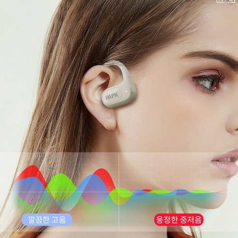 탁월한 사운드와 편안함을 제공하는 와피크 ENC 노이즈캔슬링 귀걸이형 이어폰