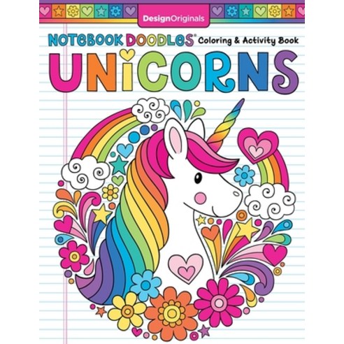 Notebook Doodles Coloring & Activity Book Unicorns Paperback, Independently Published