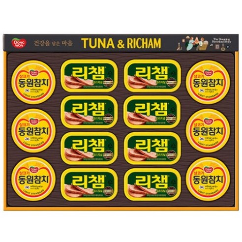 동원 튜나리챔 선물세트 O-68호 + 부직포백, 1개