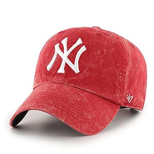 MLB '47 클린 업 사이즈 조절 가능 모자 성인용, 애틀랜타 브레이브스, Atlanta Braves Vintage Navy