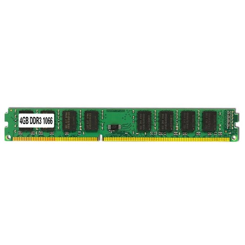 램 데스크탑 메모리 DDR3 4G 1066MHz 1.5V 240 핀 컴퓨터 메모리 인텔 AMD 컴퓨터 메모리 양면 16 입자, 보여진 바와 같이, 하나