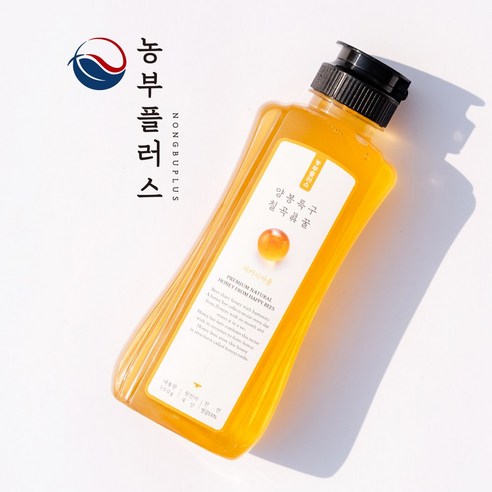 농부플러스 국산 천연 벌꿀 아카시아꿀 야생화 잡화꿀 밤꿀 숙성 꿀 양봉특구 칠곡진꿀, 아카시아꿀 500g, 1개, 500g