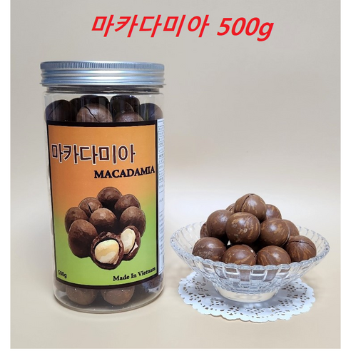 통마카다미아 500g 1개 베트남마카다미아 1박스(500gX 12통), 12개