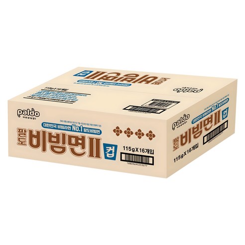 팔도비빔면 컵 2 115g, 16개