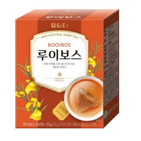 담터 루이보스 차 삼각 티백, 1.5g, 10개입, 단일 포장 
임부/태교용품