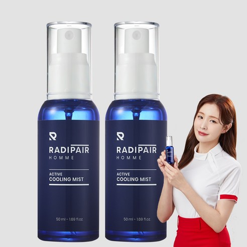 지친 피부에 활력을! 라디페어 옴므 액티브 쿨링 미스트, 52% 할인 혜택 놓치지 마세요!