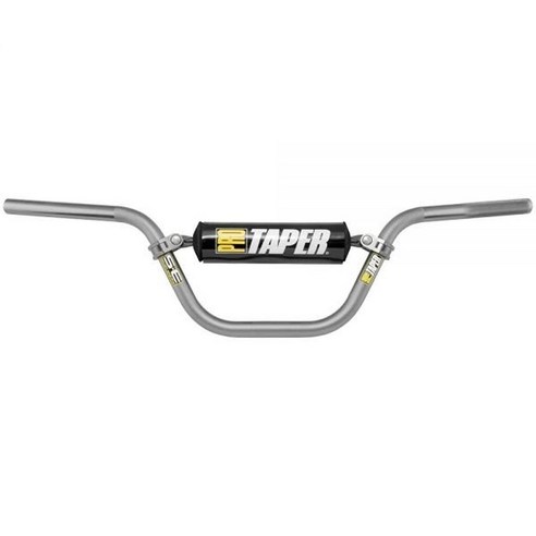 내구성과 그립 접착력을 높여 최첨단 상태를 나타내는 Pro Taper Seven Eighths 핸들바 - 표준 7/8 (XR50) (플래티넘 그레이)