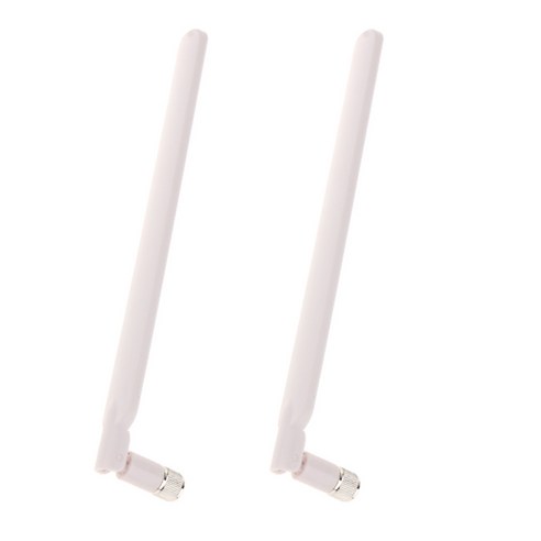 2 조각 4G Wifi 안테나 커넥터 어댑터 화웨이 B593/B880 무선 라우터, 설명, 화이트, 플라스틱