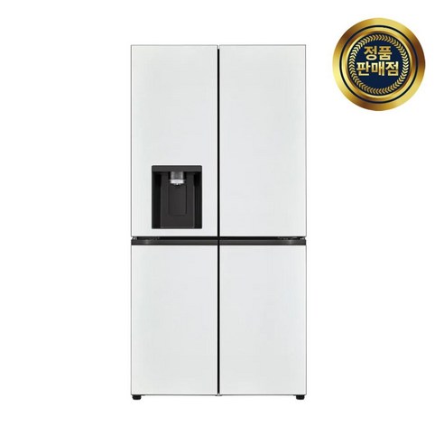 [오토클로징] LG 디오스 오브제컬렉션 얼음정수기냉장고 W824MWW172S 화이트 820L 기사님설치 폐가전수거 (로켓)