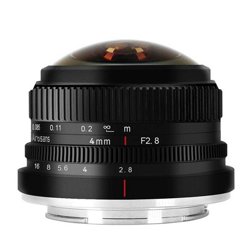 어안 렌즈 전문가 광각 니콘용 전시 카메라 넓은 시야, 검은색 Sony E-마운트(C-프레임)