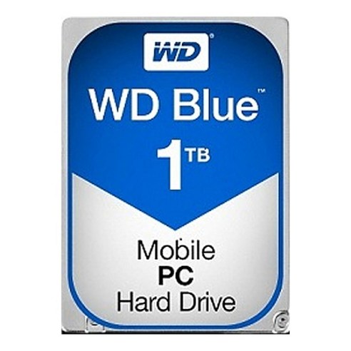 WD 노트북용 2.5인치 HDD 내장하드 SATA3 5400RPM SMR 7mm 128MB, 1TB, 모바일블루